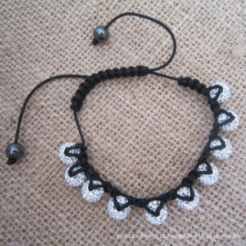 Nova pulseira Shamballa, Rhinestone Shamballa pulseiras, joias, joias